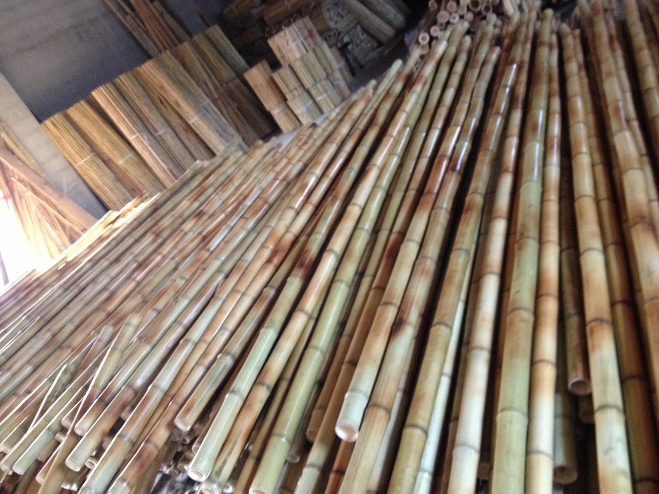 Bamboo poles